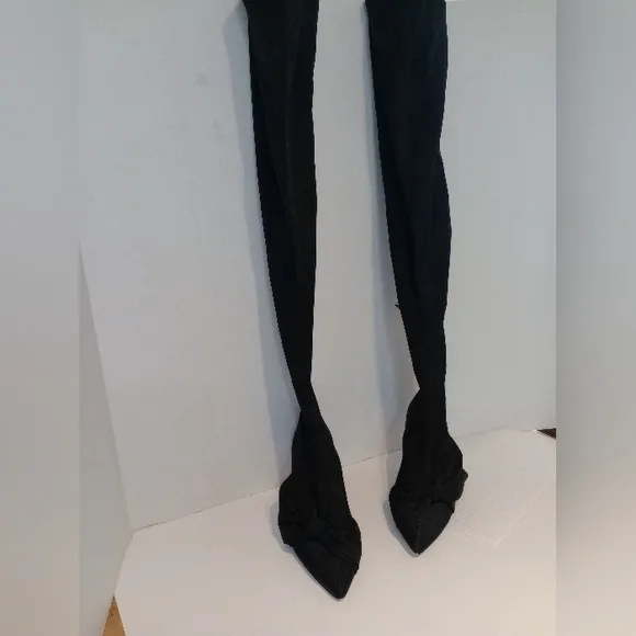 ZARA BASIC SOCK BOOTS OVER‎ THE KNEE SZ EU 40