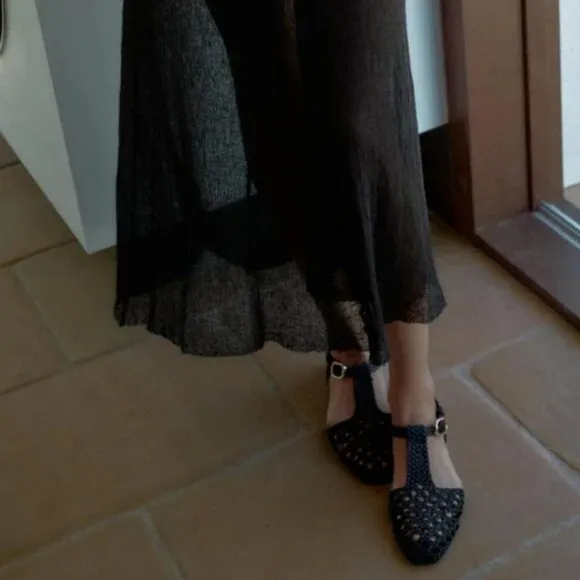 ZARA FLAT CAGE SANDALS