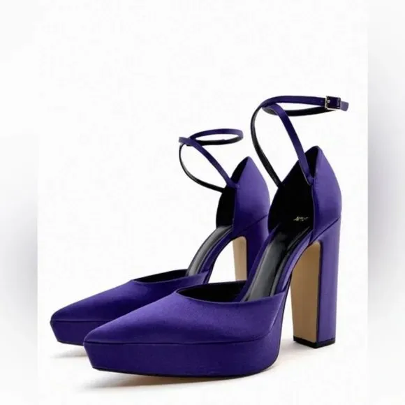 ZARA HEELED PLATFORM SHOES