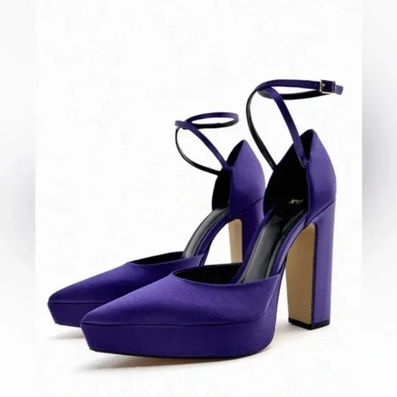 ZARA HEELED PLATFORM SHOES